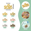 120Pcs 6 Colors Alloy Tibetan Style Pendants FIND-TA0005-85-4