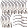 Stainless Steel Window Screen Tension Spring Corner Clips AJEW-CN0002-93A-1