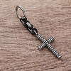 304 Stainless Steel Tartan Cross Keychains SL6248-2