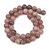 Natural Strawberry Quartz Beads Strands G-H350-A01-10mm-3