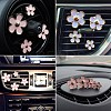 Daisy Flowers Alloy Enamel Car Air Vent Decorations AJEW-WH0114-10B-2