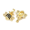 Brass Micro Pave Cubic Zirconia Pendants KK-F908-01G-C03-2
