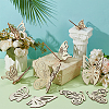 7Sets 3 Styles Unfinished Wood Butterfly Cutouts WOCR-OC0001-04-4