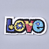 Computerized Embroidery Cloth Iron On Patches FIND-T030-178-2
