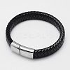 Braided Leather Cord Bracelets BJEW-I200-09-1