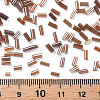 Transparent Colours Luster Glass Bugle Beads SEED-N005-001-A09-4