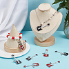 20Pcs 2 Colors Platinum Plated Alloy Enamel Big Pendants FIND-SC0010-64-4