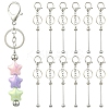 10Pcs Alloy Bar Beadable Keychain for Jewelry Making DIY Crafts KEYC-YW0001-28P-1