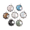 Natural & Synthetic Stone Big Pendants G-H274-03P-1