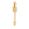 304 Stainless Steel Pendants STAS-S141-02G-1