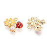 Alloy Enamel Pendants ENAM-N064-08KCG-2