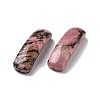 Natural Rhodonite Connector Charms G-D460-02D-3