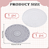 2Pcs 2 Colors Diatomaceous Earth Cup Mats FIND-LP0006-66-2