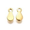 304 Stainless Steel Stamping Blank Tag Charms STAS-F311-04G-01-1
