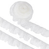1Pc 10 Yards Organza Pleated Lace Trim OCOR-NB0002-12-1