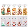 Christmas Theme Self-adhesive Plastic Bakeware Bag ABAG-F006-03-1