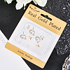 20Pcs Brass Stud Earring Findings MAK-BBC0001-28-7