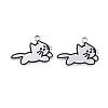 304 Stainless Steel & Enamel Pendants STAS-T073-23P-1