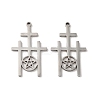Non-Tarnish 304 Stainless Steel Pendant STAS-H212-15P-1