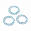 UV Plating Opaque Acrylic Beads Frames PACR-M003-03B-3