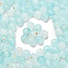 Frosted Transparent Acrylic Beads X1-OACR-F013-13G-1