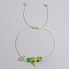 Bohemian Style Cross Natural Other Jade Braided Beaded Bracelets for Women XK2373-4-1