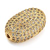 Rack Plating Brass Micro Pave Cubic Zirconia Charms KK-G513-74A-02G-2