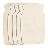 Bottle Shape Unfinished Wood Slices DIY-GA0001-12-1