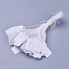 White Rectangle Jewelry Price Tags X1-TOOL-C003-02-1