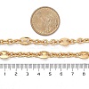 Brass Oval Link Chain Necklaces for Women NJEW-F329-01G-5