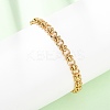 304 Stainless Steel Ring Link Chain Bracelets for Women BJEW-F529-13G-2