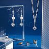 16Pcs 2 Colors 304 Stainless Steel Charms STAS-UN0035-45-3