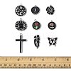 18Pcs 9 Styles Alloy Enamel Pendants FIND-FS0004-51-5