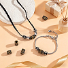 6Pcs 3 Styles 304 Stainless Steel European Beads STAS-UN0044-65-2