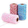 3 Rolls 3 Colors Two Tone Cotton String Threads OCOR-TA0002-24-3