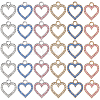 36Pcs 6 Colors Alloy Charms FIND-SC0013-14-1