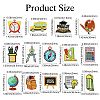 28Pcs 14 Styles Teachers' Day Double-sided Printed Acrylic Pendants OACR-CJ0002-13-2