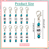 10Pcs 10 Styles Acrylic Pendant Stitch Markers HJEW-AB00747-2