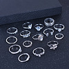 Alloy and Crystal Rhinestone Cuff Rings & Finger Rings FS-WG2C342-01-2