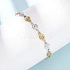304 Stainless Steel Chain Bracelets BJEW-P376-04A-1