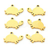 PVD Vacuum Plating 304 Stainless Steel Charms STAS-N092-30G-1