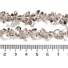 Spray Painted Transparent Glass Beads Strands GLAA-P060-01B-05-4