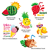 PET Heat Transfer Film Logo Stickers Set DIY-WH0230-037-2