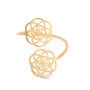 304 Stainless Steel Open Rings for Women RJEW-S240-02G-2