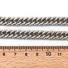 8MM 304 Stainless Steel Cuban Link Chain Necklaces for Men NJEW-B134-03B-P-5