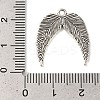 Tibetan Style Zinc Alloy Pendants TIBEP-R334-314AS-RS-3