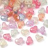 Transparent Acrylic European Beads X-MACR-L007-15-1