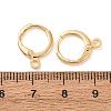 Brass Huggie Hoop Earring Findings KK-L179-04G-A-01-3