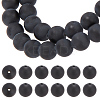 1 Strand Natural Black Obsidian Beads Strands G-AR0005-89-1