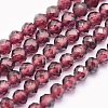 Natural Garnet Beads Strands LS-G-O166-13C-3mm-1